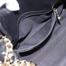 BVLGARI Chain Hand Bag Leather Gold Tone Auth bs36845-20