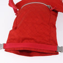 BOTTEGA VENETA Body Bag Nylon Red Silver Auth bs36846V-10
