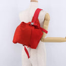 BOTTEGA VENETA Body Bag Nylon Red Silver Auth bs36846V-23