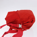 BOTTEGA VENETA Body Bag Nylon Red Silver Auth bs36846V-3