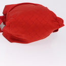 BOTTEGA VENETA Body Bag Nylon Red Silver Auth bs36846V-5