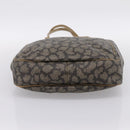 SAINT LAURENT Shoulder Bag PVC Canvas Black Gold Auth bs36847-10