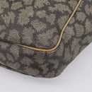 SAINT LAURENT Shoulder Bag PVC Canvas Black Gold Auth bs36847-13