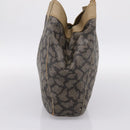 SAINT LAURENT Shoulder Bag PVC Canvas Black Gold Auth bs36847-4