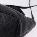 BALLY Hand Bag Leather 2way Black Gold Auth bs36848-10