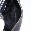 BALLY Hand Bag Leather 2way Black Gold Auth bs36848-22