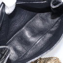 CHANEL Matelasse Chain Shoulder Bag Lamb Skin Black Gold CC Auth bs36849A-10