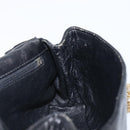 CHANEL Matelasse Chain Shoulder Bag Lamb Skin Black Gold CC Auth bs36849A-20