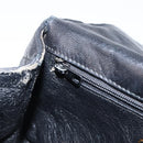 CHANEL Matelasse Chain Shoulder Bag Lamb Skin Black Gold CC Auth bs36849A-21