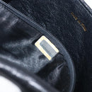 CHANEL Matelasse Chain Shoulder Bag Lamb Skin Black Gold CC Auth bs36849A-12