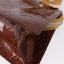 LOUIS VUITTON Monogram Vernis Mini Forsythe Bag Bronze M91120 LV Auth bs36851-16