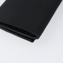 PRADA Key Case Nylon Black Silver Black Auth bs36854-16