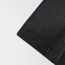 PRADA Key Case Nylon Black Silver Black Auth bs36854-21