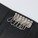 PRADA Key Case Nylon Black Silver Black Auth bs36854-22