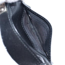 PRADA Key Case Nylon Black Silver Black Auth bs36854-10