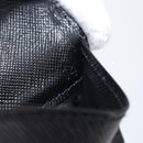 PRADA Key Case Nylon Black Silver Black Auth bs36854-11