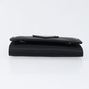 PRADA Key Case Nylon Black Silver Black Auth bs36854-6