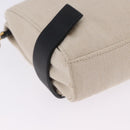 BOTTEGA VENETA Shoulder Bag Canvas Beige Gold Auth bs36856-16
