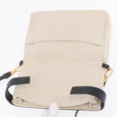 BOTTEGA VENETA Shoulder Bag Canvas Beige Gold Auth bs36856-19