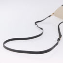 BOTTEGA VENETA Shoulder Bag Canvas Beige Gold Auth bs36856-8