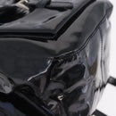 PRADA Backpack Patent Leather Black Silver Auth bs36857-13
