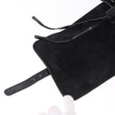 PRADA Backpack Patent Leather Black Silver Auth bs36857-20