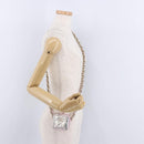 CHANEL Matelasse Chain Shoulder Pouch Lamb Skin Gold Silver CC Auth bs36858SAM-21