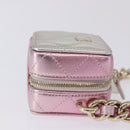 CHANEL Matelasse Chain Shoulder Pouch Lamb Skin Gold Silver CC Auth bs36858SAM-3