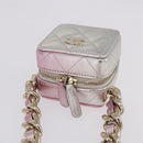 CHANEL Matelasse Chain Shoulder Pouch Lamb Skin Gold Silver CC Auth bs36858SAM-6