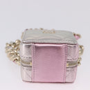 CHANEL Matelasse Chain Shoulder Pouch Lamb Skin Gold Silver CC Auth bs36858SAM-5
