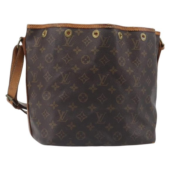 LOUIS VUITTON Monogram Petit Noe Shoulder Bag M42226 LV Auth bs36859