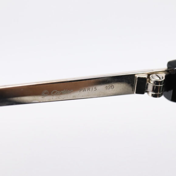 CARTIER Sunglasses Plastic Black Auth bs36860V
