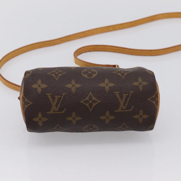 LOUIS VUITTON Monogram Mini Speedy Hand Bag M41534 LV Auth bs36864