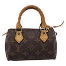 LOUIS VUITTON Monogram Mini Speedy Hand Bag M41534 LV Auth bs36864-13