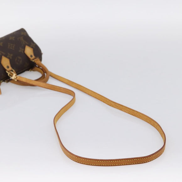 LOUIS VUITTON Monogram Mini Speedy Hand Bag M41534 LV Auth bs36864