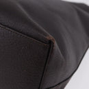 GUCCI Bamboo Shoulder Bag Leather Black Gold 001 2122 3006 Auth bs36873-13