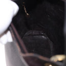 GUCCI Bamboo Shoulder Bag Leather Black Gold 001 2122 3006 Auth bs36873-18