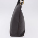 GUCCI Bamboo Shoulder Bag Leather Black Gold 001 2122 3006 Auth bs36873-4