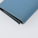 PRADA Key Case Nylon Light Blue Silver Black Auth bs36874-16