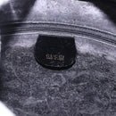 GUCCI Shoulder Bag Patent Leather Black Gold Auth bs36875-19