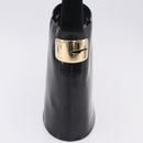 GUCCI Shoulder Bag Patent Leather Black Gold Auth bs36875-4