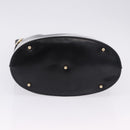 GUCCI Shoulder Bag Patent Leather Black Gold Auth bs36875-5