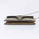 GUCCI GG Supreme Dionysus Chain Bag PVC Beige Silver 476432 Auth bs36876-5