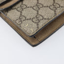 GUCCI GG Supreme Dionysus Chain Bag PVC Beige Silver 476432 Auth bs36876-17