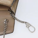 GUCCI GG Supreme Dionysus Chain Bag PVC Beige Silver 476432 Auth bs36876-10