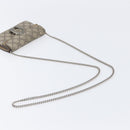 GUCCI GG Supreme Dionysus Chain Bag PVC Beige Silver 476432 Auth bs36876-7