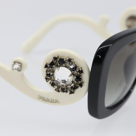 PRADA Sunglasses Plastic Black Auth bs36877V