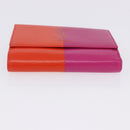 SAINT LAURENT Wallet Leather 2 Set Blue Red Auth bs36878-14