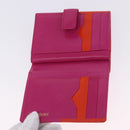 SAINT LAURENT Wallet Leather 2 Set Blue Red Auth bs36878-17