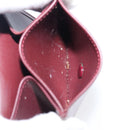 CARTIER Must Line Coin Purse Leather Bordeaux Gold Auth bs36880-11